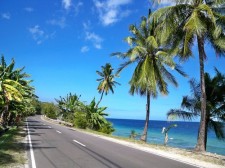 beautiful road in Cebu