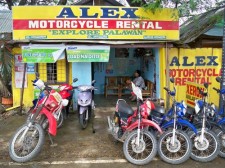 Renting a Motorbike Puerto Princesa Palawan