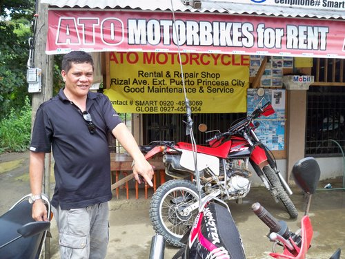 Renting a Motorcycle in Puerto Princesa