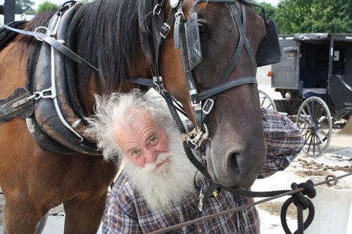 Phil with horse
