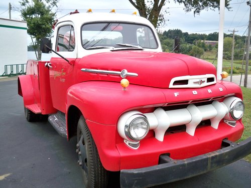 restored antique ford truck