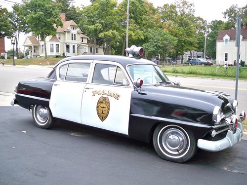 antique police car at Sinclair