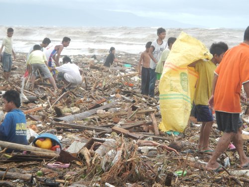Sendong Washi Dumaguete debris