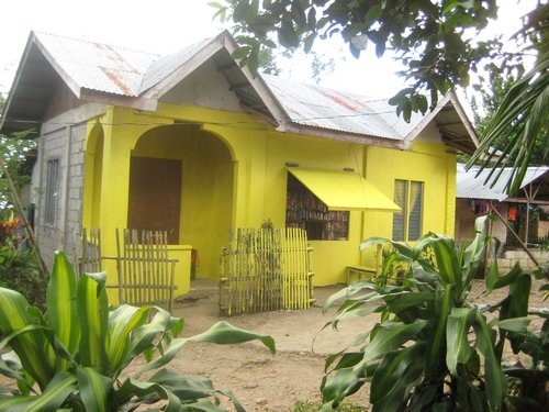 yellow house